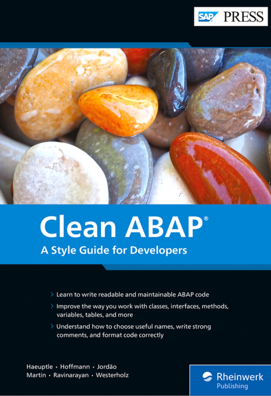 Clean ABAP A Style Guide for Developers 