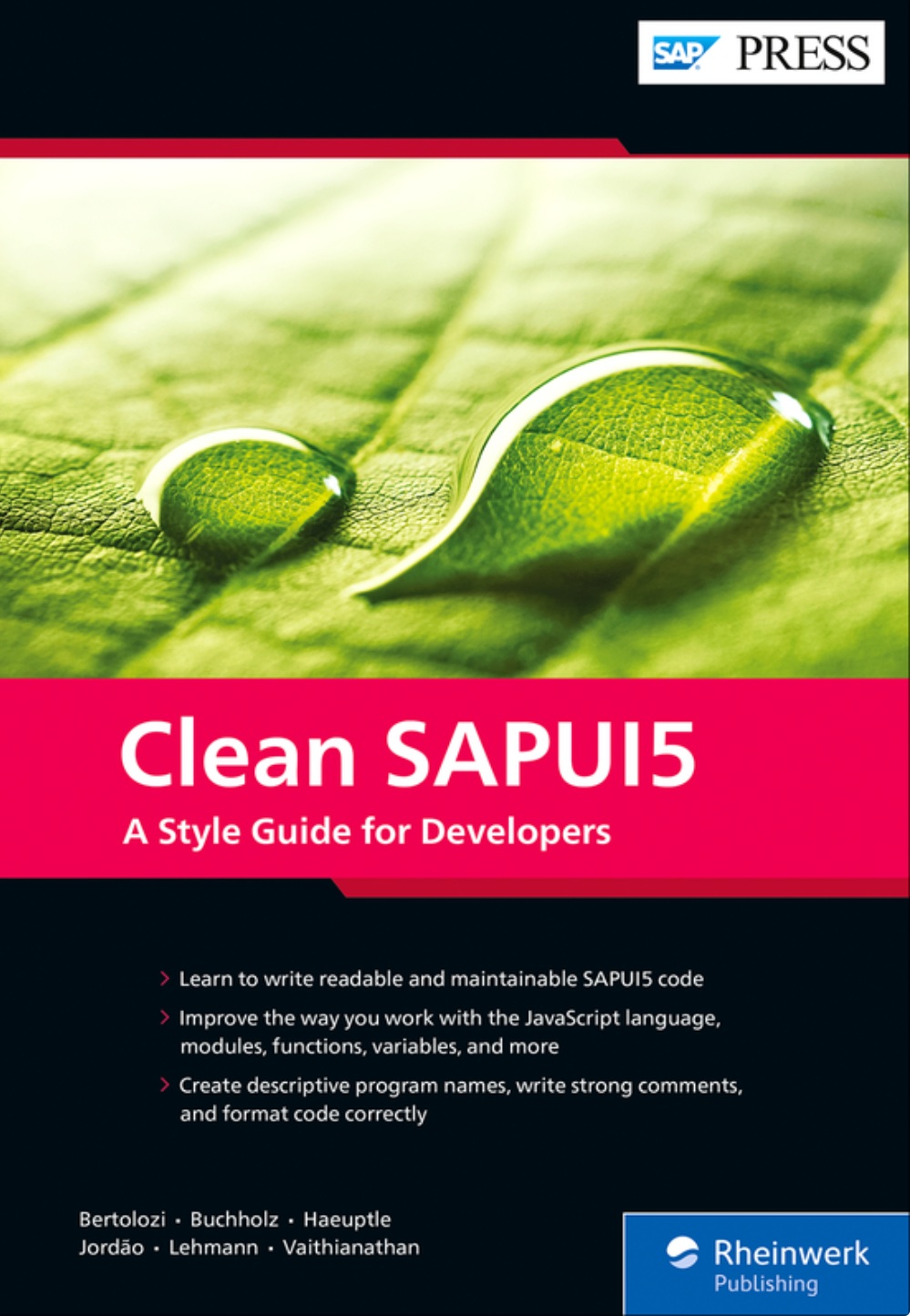 Clean SAPUI5 A Style Guide for Developers